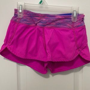 Lululemon/Ivviva Shorts Girls size 10 pink
